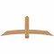 Ekena Millwork Bellingham Timber Gable Bracket, Western Red Cedar, 72"W x 27"H x 1 1/2"D x 5 1/2"F, 9/12 Pitch GBW072X27X0206BEL00SWR - alternate 1